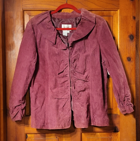 Live a Little XL New Leather jacket, Adorable!! - Picture 1 of 6